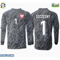 Polen Wojciech Szczesny #1 Keeper Bortedrakt EM 2024 Langermet